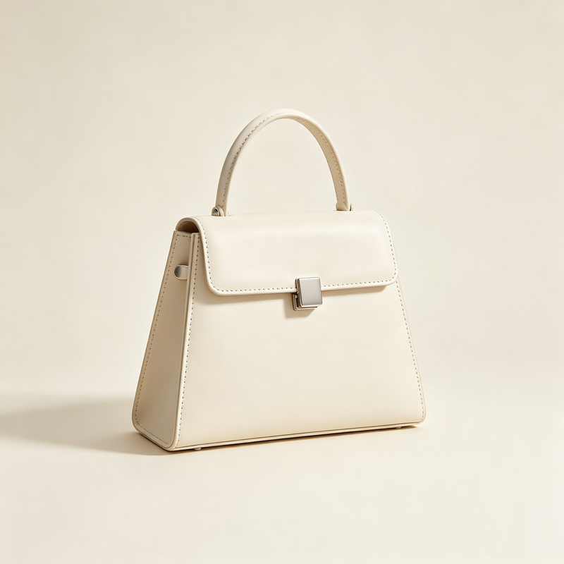 Structured Mini Top Handle PU Handbag