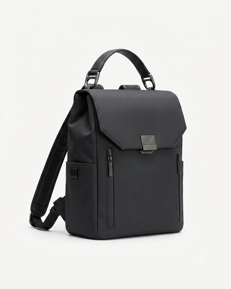 Geometric Stitch Laptop Business Backpack