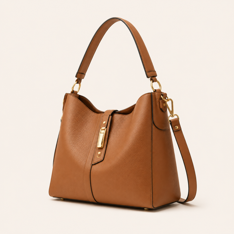 Commuter Vertical Tote Crossbody Bag