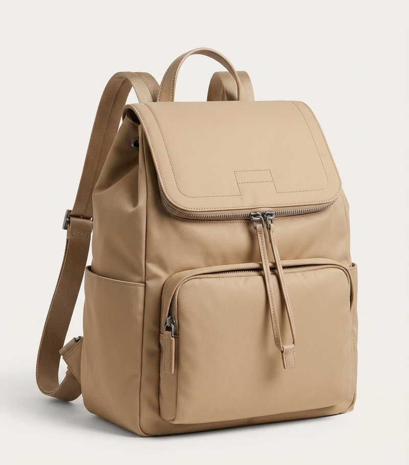 Drawstring Nylon Casual Workwear Backpack