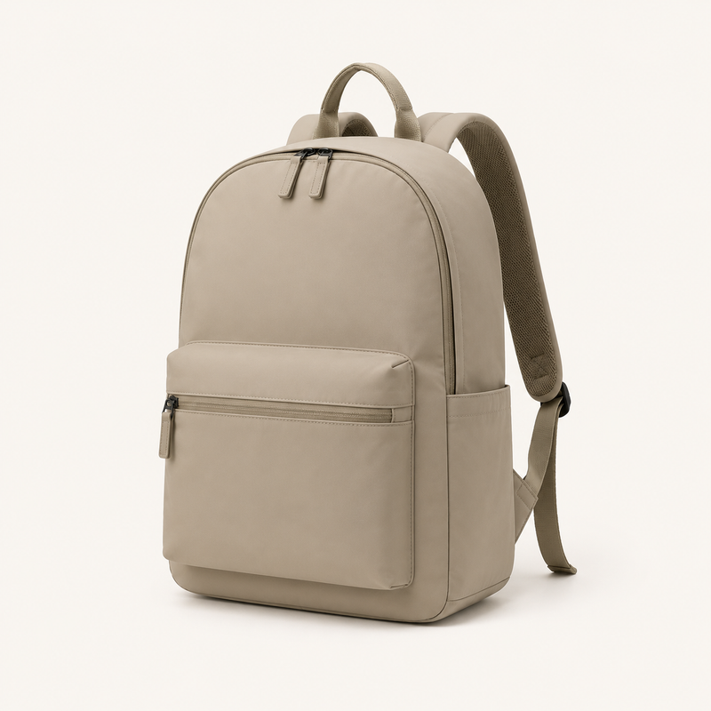 Solid Color Minimalist Daily Backpack