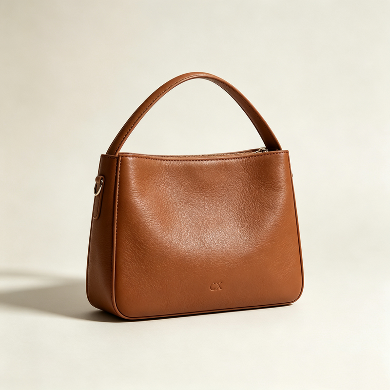 Soft Vintage PU Leather Hobo Top Handle Shoulder Bag
