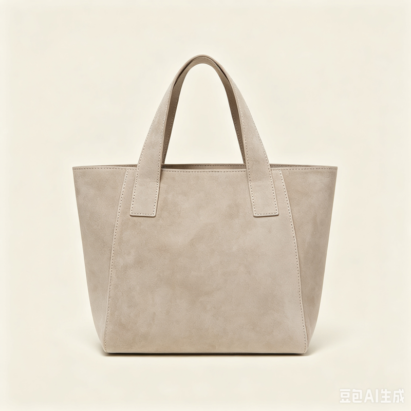 Matte Suede Texture PU Simple Commuter Tote Bag