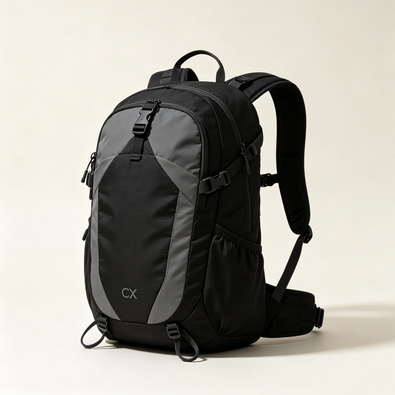 Light Beige Outdoor Daypack Hiking Backpack